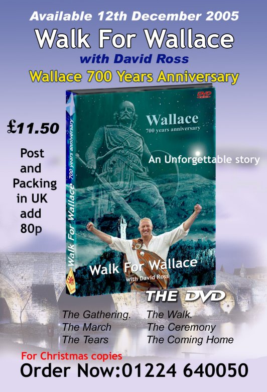 DVD of the Walk for Wallace, release date 12th December 2005
